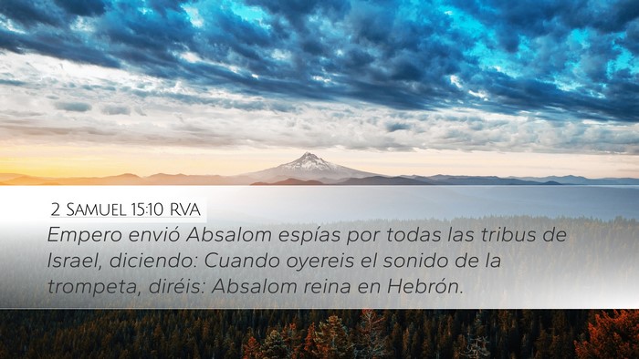 2 Samuel 15:10 RVA Bible Verse Image