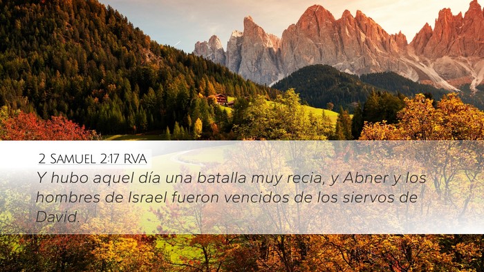 2 Samuel 2:17 RVA Bible Verse Image