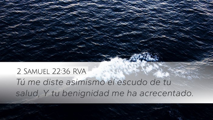 2 Samuel 22:36 RVA Bible Verse Image