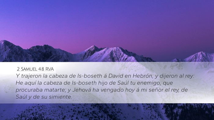 2 Samuel 4:8 RVA Bible Verse Image