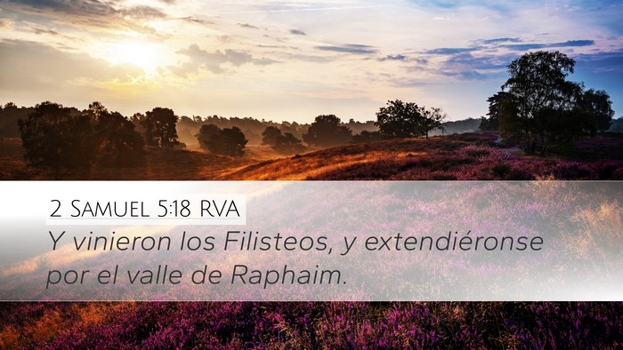 2 Samuel 5:18 RVA Bible Verse Image
