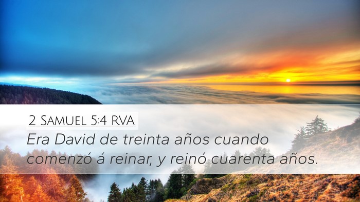 2 Samuel 5:4 RVA Bible Verse Image