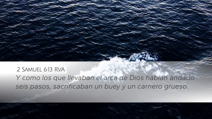 2 Samuel 6:13 RVA Bible Verse Image