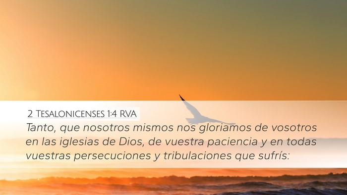 2 Tesalonicenses 1:4 RVA Bible Verse Image
