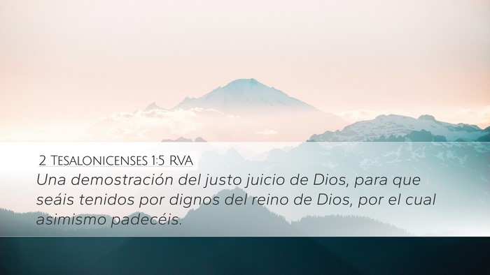 2 Tesalonicenses 1:5 RVA Bible Verse Image