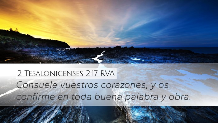 2 Tesalonicenses 2:17 RVA Bible Verse Image