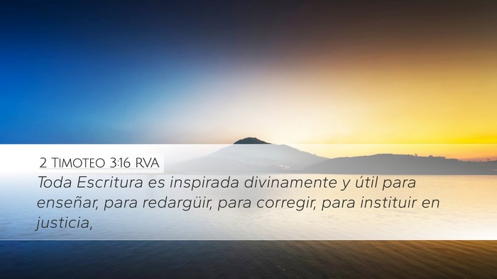2 Timoteo 3:16 RVA Bible Verse Image
