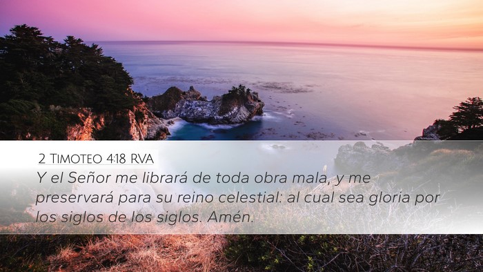 2 Timoteo 4:18 RVA Bible Verse Image