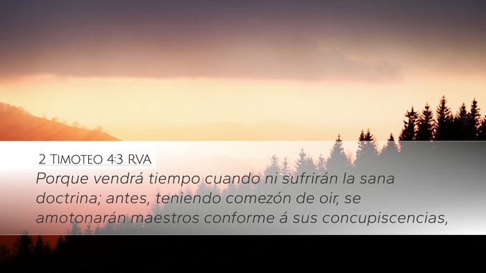 2 Timoteo 4:3 RVA Bible Verse Image