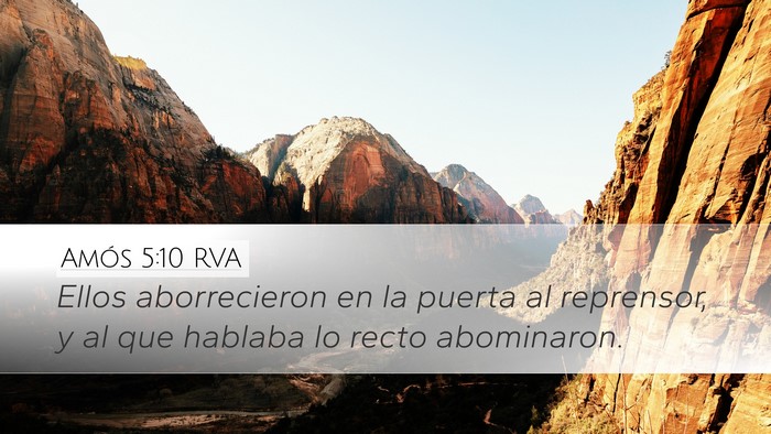 Amós 5:10 RVA Bible Verse Image