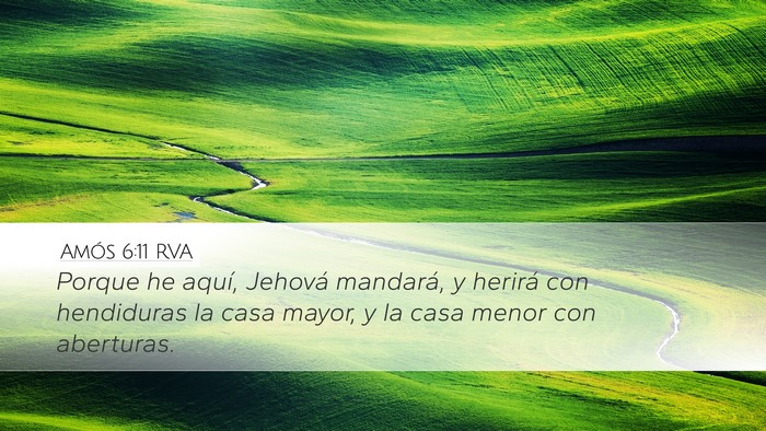 Amós 6:11 RVA Bible Verse Image