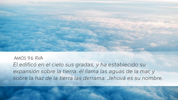 Amós 9:6 RVA Bible Verse Image