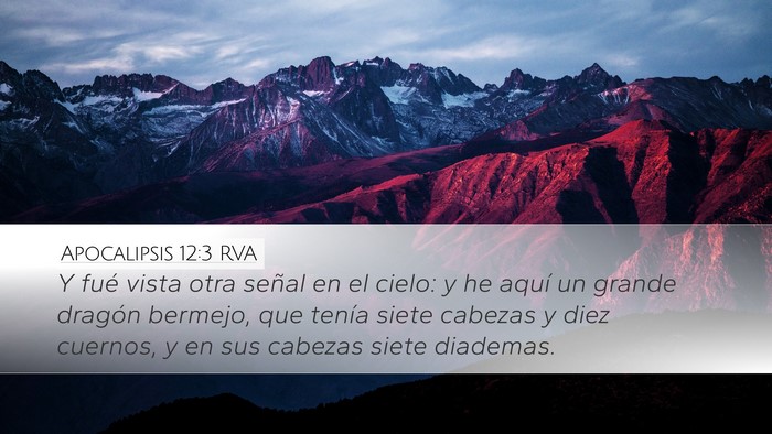 Apocalipsis 12:3 RVA Bible Verse Image