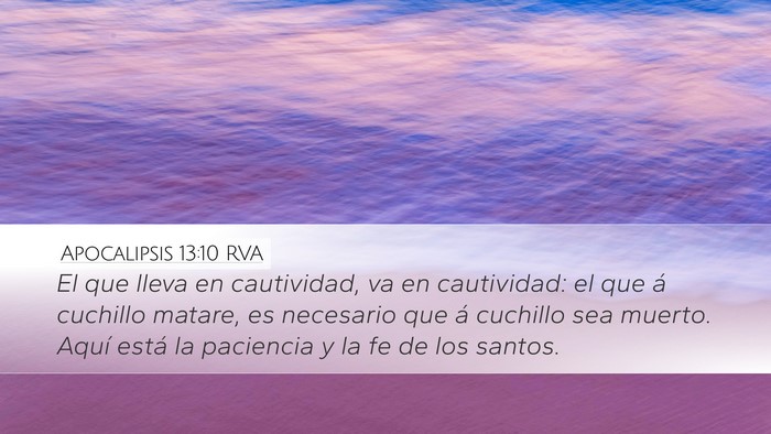 Apocalipsis 13:10 RVA Bible Verse Image