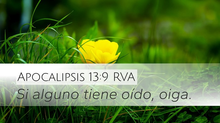 Apocalipsis 13:9 RVA Bible Verse Image