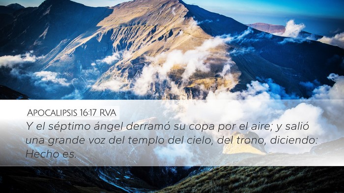 Apocalipsis 16:17 RVA Bible Verse Image