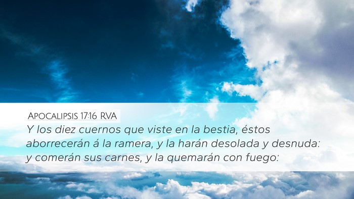 Apocalipsis 17:16 RVA Bible Verse Image