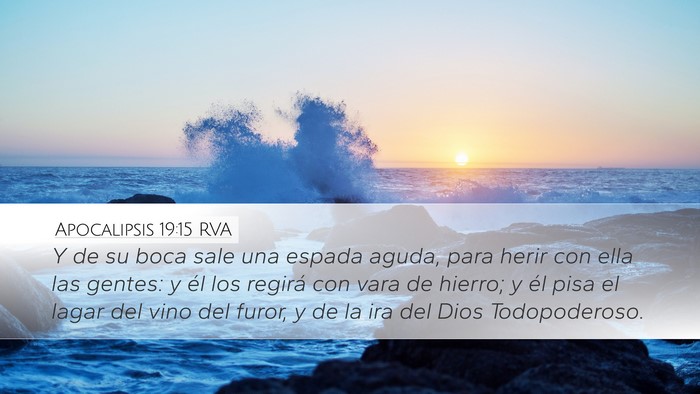 Apocalipsis 19:15 RVA Bible Verse Image