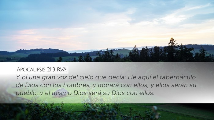 Apocalipsis 21:3 RVA Bible Verse Image