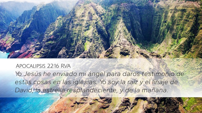 Apocalipsis 22:16 RVA Bible Verse Image