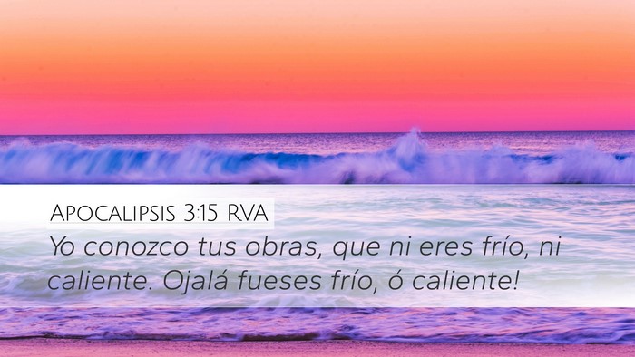 Apocalipsis 3:15 RVA Bible Verse Image