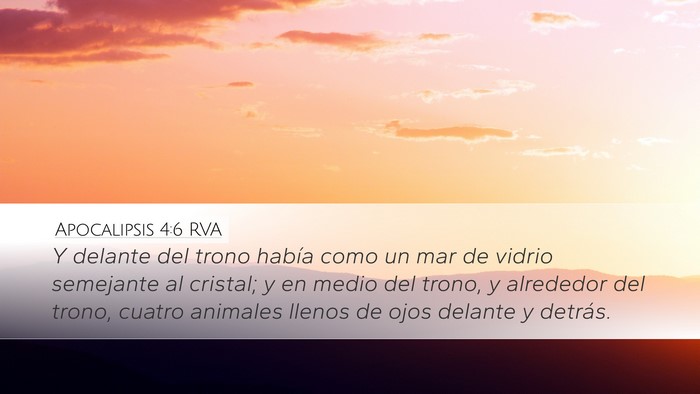 Apocalipsis 4:6 RVA Bible Verse Image