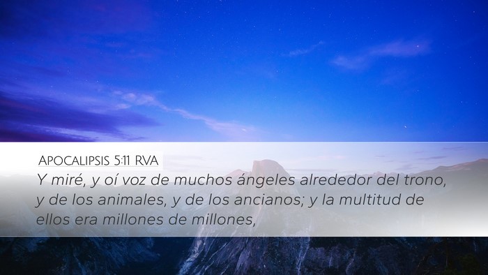 Apocalipsis 5:11 RVA Bible Verse Image