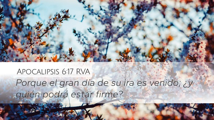 Apocalipsis 6:17 RVA Bible Verse Image