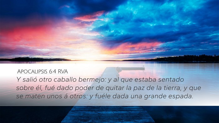 Apocalipsis 6:4 RVA Bible Verse Image