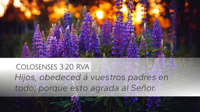 Colosenses 3:20 RVA Bible Verse Image