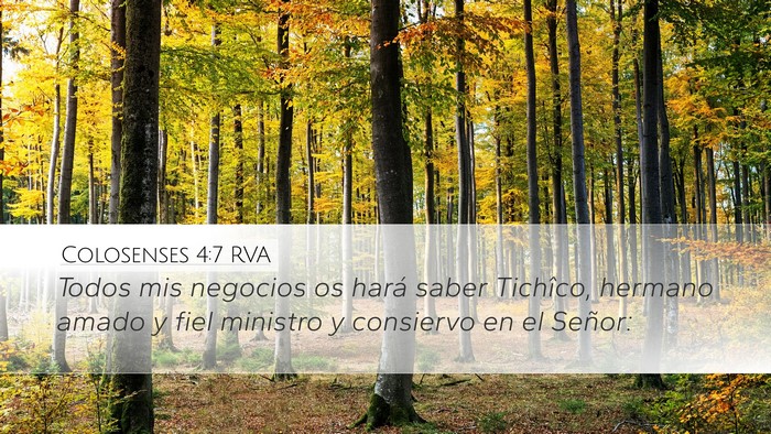 Colosenses 4:7 RVA Bible Verse Image