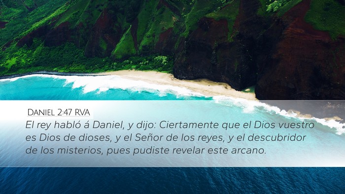 Daniel 2:47 RVA Bible Verse Image