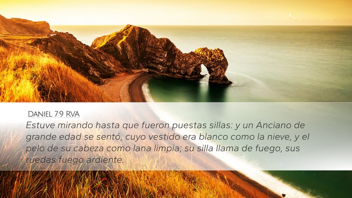 Daniel 7:9 RVA Bible Verse Image