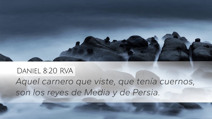 Daniel 8:20 RVA Bible Verse Image