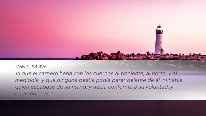 Daniel 8:4 RVA Bible Verse Image
