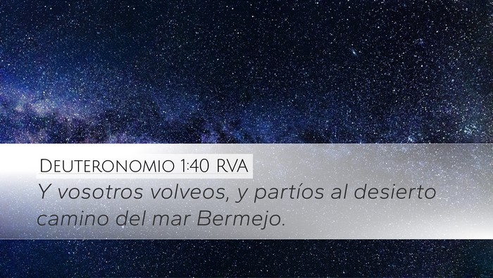 Deuteronomio 1:40 RVA Bible Verse Image
