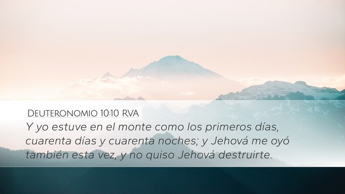 Deuteronomio 10:10 RVA Bible Verse Image