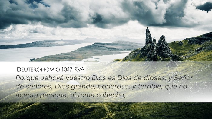 Deuteronomio 10:17 RVA Bible Verse Image