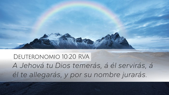 Deuteronomio 10:20 RVA Bible Verse Image