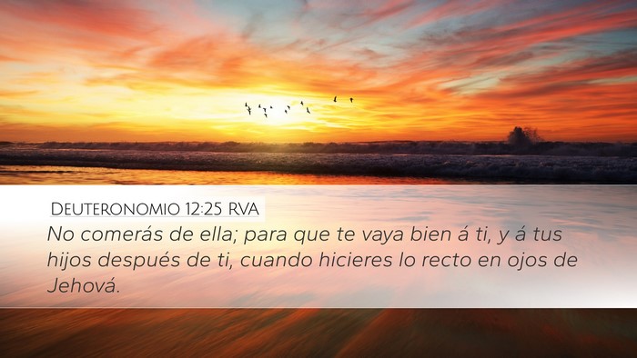 Deuteronomio 12:25 RVA Bible Verse Image