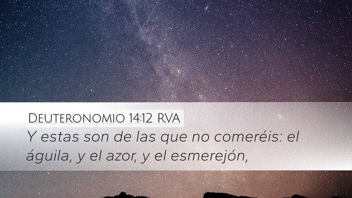 Deuteronomio 14:12 RVA Bible Verse Image