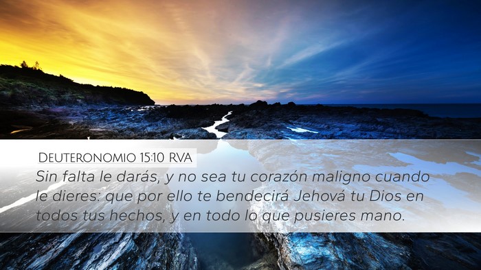 Deuteronomio 15:10 RVA Bible Verse Image