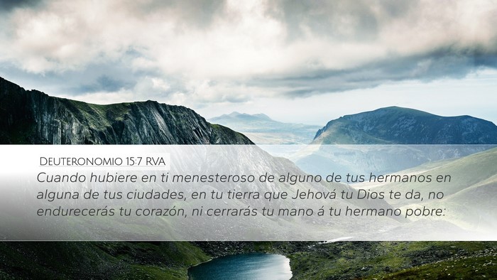 Deuteronomio 15:7 RVA Bible Verse Image