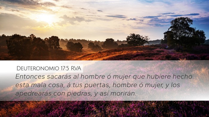 Deuteronomio 17:5 RVA Bible Verse Image