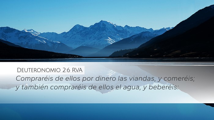 Deuteronomio 2:6 RVA Bible Verse Image