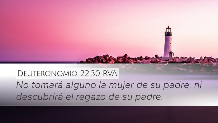 Deuteronomio 22:30 RVA Bible Verse Image