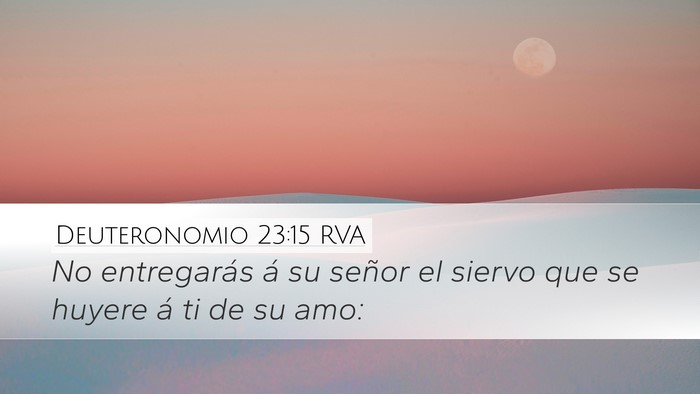 Deuteronomio 23:15 RVA Bible Verse Image