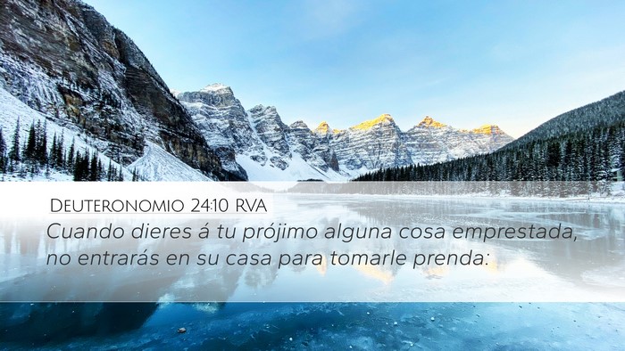 Deuteronomio 24:10 RVA Bible Verse Image