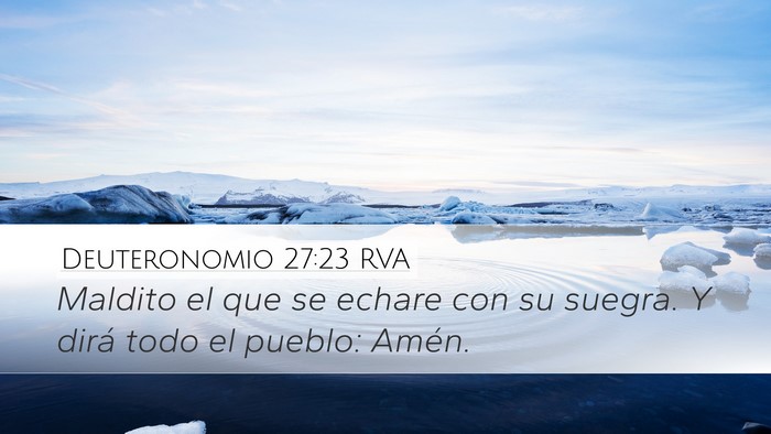 Deuteronomio 27:23 RVA Bible Verse Image
