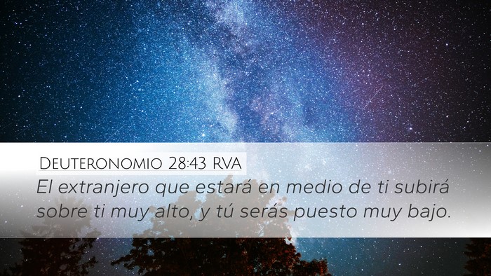 Deuteronomio 28:43 RVA Bible Verse Image
